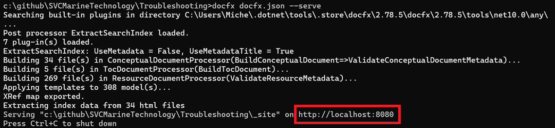 Docfx Output Example Test your content locally by running DocFX
